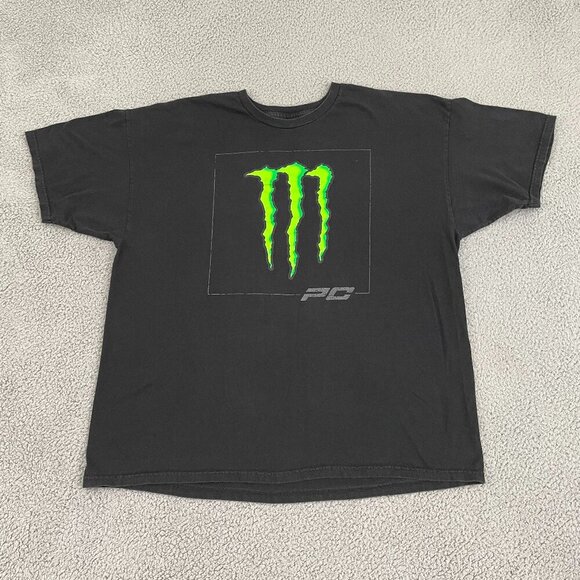 Monster Energy Shirt Men XXL Black Pro Circuit Motorcross Short Sleeve Tee - Picture 3 of 9